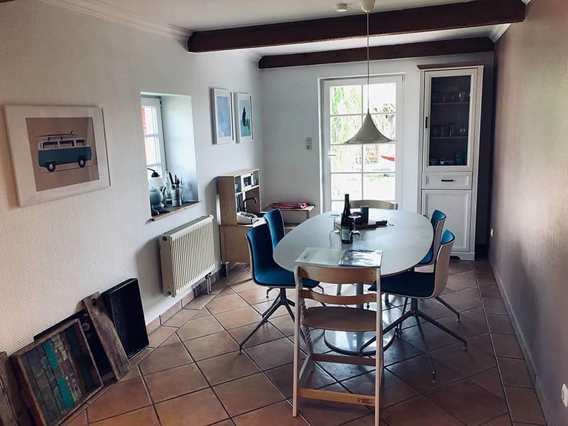 Küche mit direktem Gartenzugang – ideal für Familien