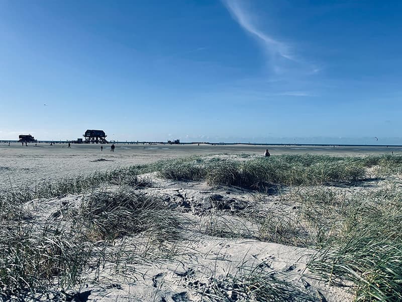 Weite Sandstrände von Sankt Peter Ording